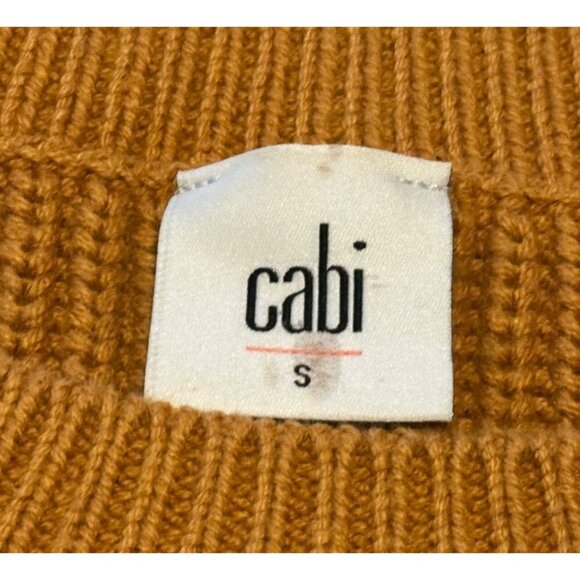Cabi Brand Chestnut Brown Pullover Sweater Cotton Acrylic Blend Women's Size S - Picture 10 of 16